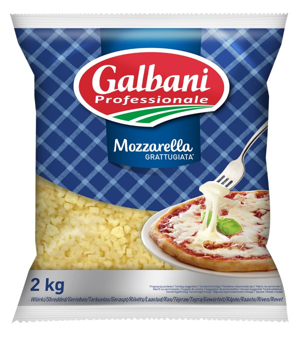 Mozzarella Grattugiata/geraspte Galbani 2 x 4kg